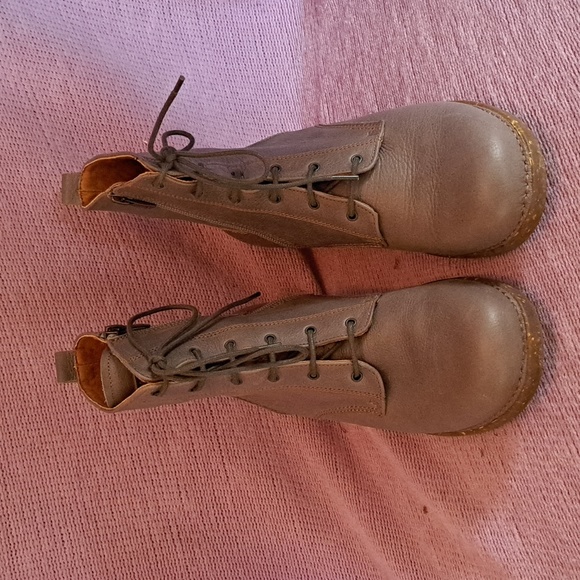 Art Zundert 1012 Grey Lace up and Zipper boots. - Picture 2 of 7